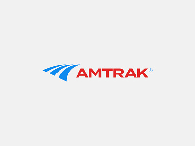A little Amtrak refresh amtrak branddesign branding clean design graphic design identitydesign illustration illustrator logo logogrid logomark mark minimal rebrand redesign ui
