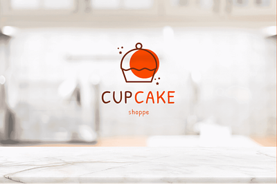 Cup Cake Design branding cup cake design graphic design illustration logo vector