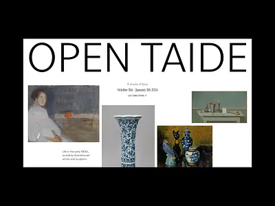 Gallery Exhibition - Minimalist UI Concept concept design desktop gallery gallery website minimal minimal gallery minimalism minimalist typography ui ui design user inter user interface design website