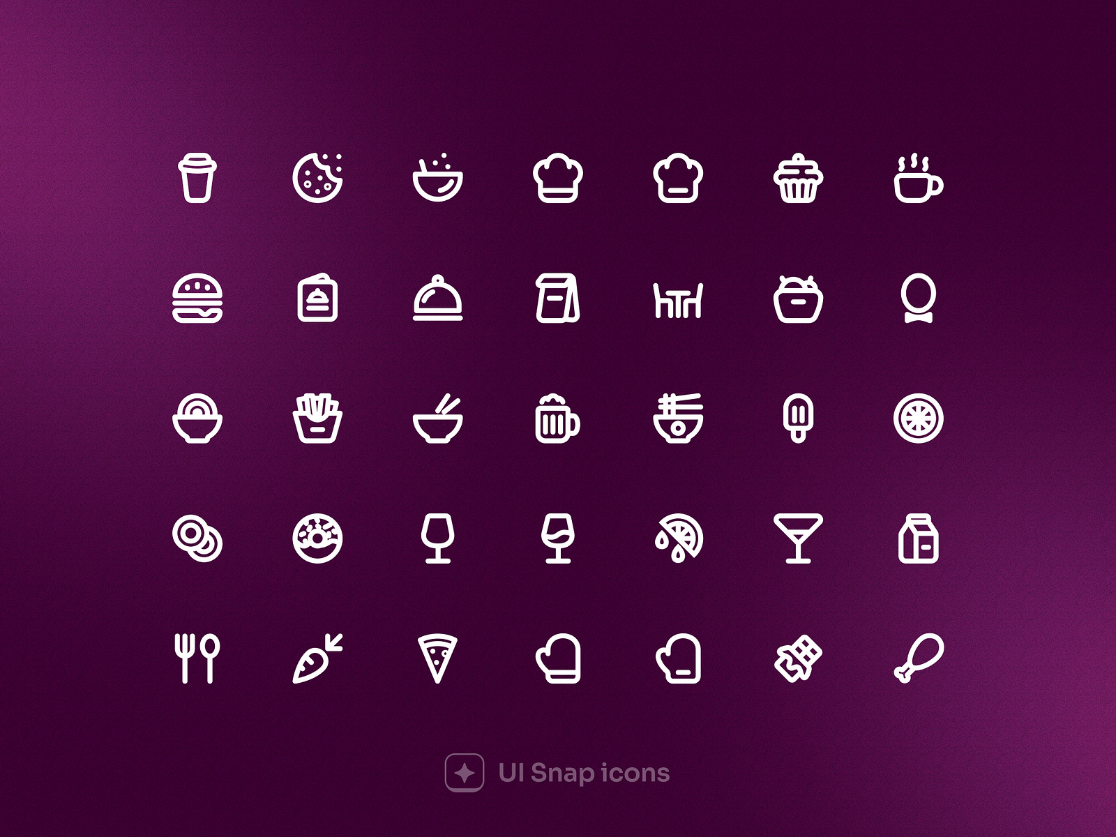 ⚡Week 5 - Designing Cool Interface icons by UI Snap on Dribbble