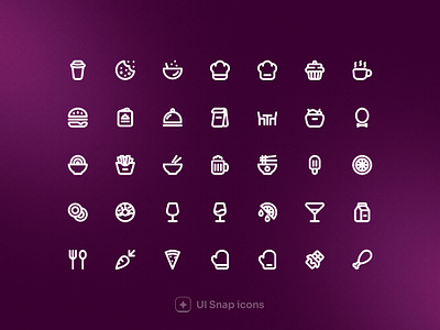 ⚡Week 5 - Designing Cool Interface icons delivery app icon food app icons free icons icon icons kitchen icons restaurant icons ui