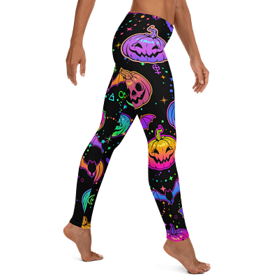 Custom Legging Design Halloween pattern creative design creativity graphic design halloween halloween pattern illustration