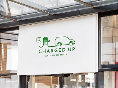 Electric Mobility branding car charge design electric mobility graphic design illustration logo vector