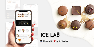 Ice-cream Parlor Web and Mobile Application css design elementor figma html ice cream application ice cream mobile app icecream web app landing page mobile application responsive design ui uiux ux webflow wordpress