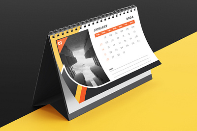 Calendar Design 2024 2024 calendar branding business calendar corporate design desk calendar modern calendar template