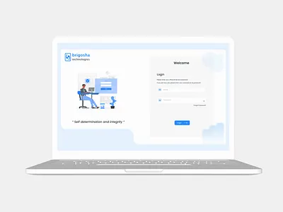 Cms Panel Login Design branding design illustration logo mobile app ui ui design uidesign uiux ux