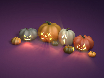 This is Halloween, this is Halloween... 3d 3dmodel cinema4d design graphic design halloween modeling render