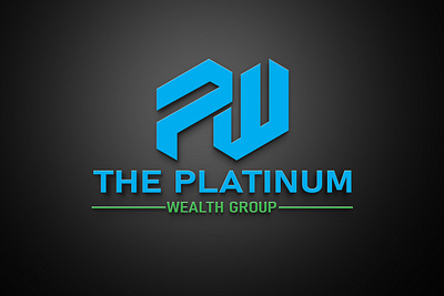 The Platinum Wealth Group logo branding graphic design logo