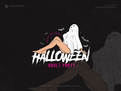 Halloween Logo adult logo dribbble logo evil logo fiverr logo ghost halloween logo happyhalloween horror logo kreativeslice logo logo creation logo design minimal logo design model modern logo party logo pumpkin logo scary logo spooky