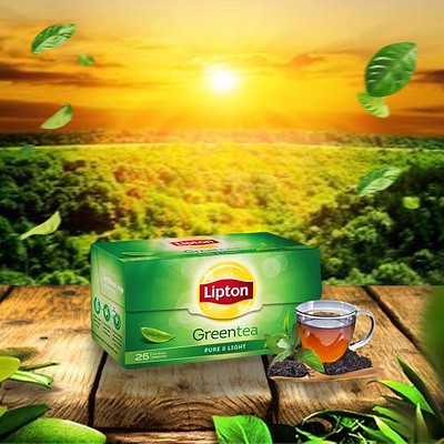 Lipton Green Tea | Social Media Post ads branding graphic design social media post