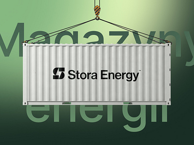 Visual Identity for Energy Storage Startup | Rachwalak branding energy gradient graphic design green renewable startup storage