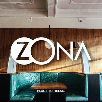 LOGO DESIGN for ZONA branding caffe bar design graphic design logo design minimalistic modern pattern design typography vector