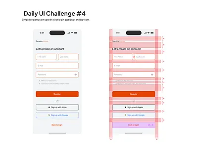 H4A Daily UI Challenge 04 • Registration Screen daily ui dailyui design designchallenge figma ui