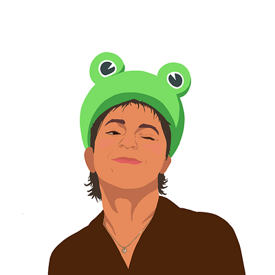 Frog Hat Profile Pic graphic design