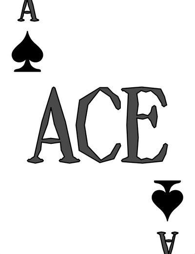 Ace of Spades Card