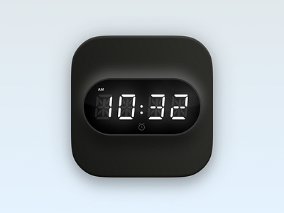 Clock IOS - App icon redesign concept #39 - LARGE app branding design graphic design logo