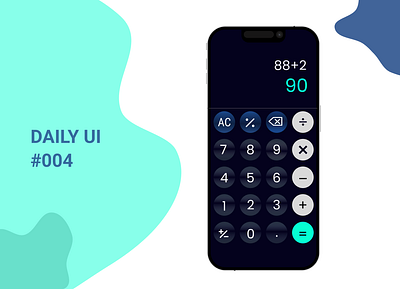 Daily UI #004 - Calculator design graphic design ui ux
