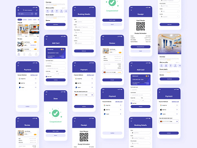 Hotel Booking App branding case study design header homepage hotel booking illustration landing page logo mobile app prototyping ui uiux user experience user interface user reasearch ux ux case study web design website