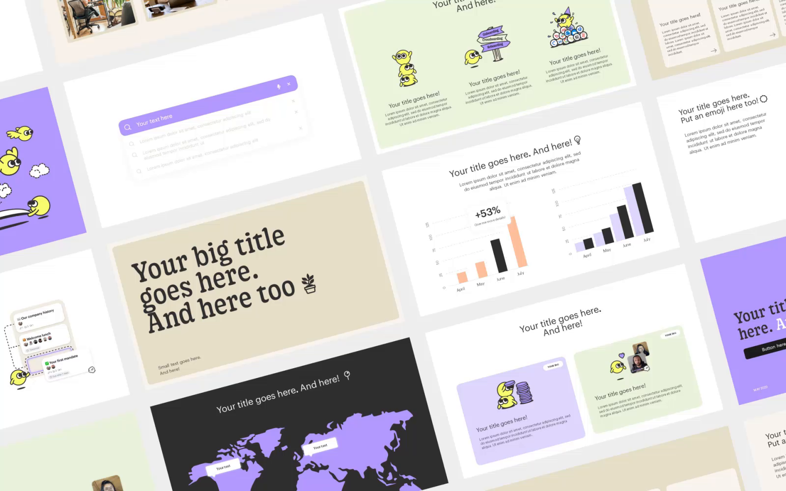Example of Presentation Template
