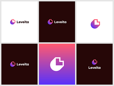 Leveita L logo brand branding design graphic design illustration leveita logo logo design minimal modern