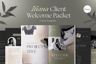 Iliana Canva Client Welcome Packet canva client welcome canva welcome guide client welcome packet coaching designer price list media kit onboarding photography client service guide template welcome guide