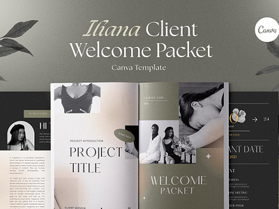 Iliana Canva Client Welcome Packet canva client welcome canva welcome guide client welcome packet coaching designer price list media kit onboarding photography client service guide template welcome guide