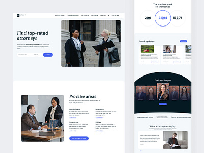 Alternative Attorney at Law Design graphic design home page ui