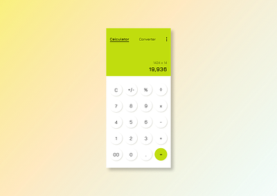 Calculator - DailyUI #004 004 calculator app dailyui design graphic design interface modern neumorphism ui