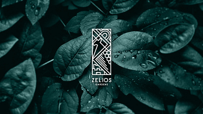 Zelios Gardens - Branding branding brandmark custom design digital garden graphic design icons identity illustration logo logomark typography vector visual