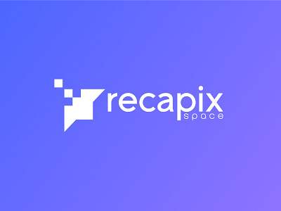 recapix space branding logo branding design graphic design illustration logo recapix recapix space ui ux