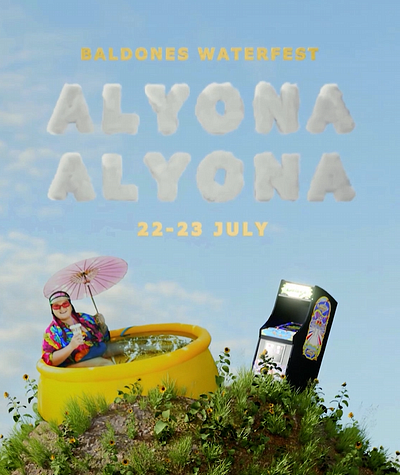 ALYONA ALYONA x Baldones Waterfest 3d alyonaalyona cover festival motion graphics music story summer