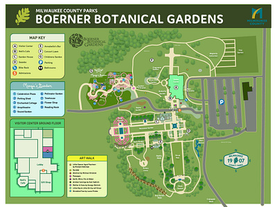 Boerner Botanical Gardens Map botanical gardens map parks recreation wayfinding