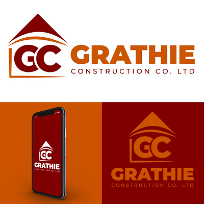 Grathie Construction Co. Ltd Logo Concept branding graphic design logo