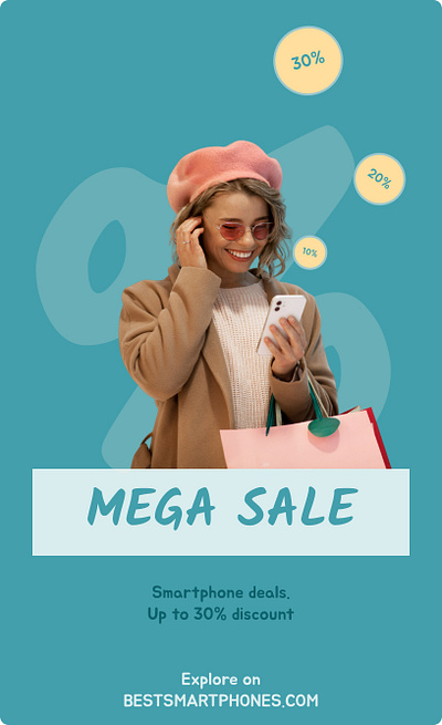 Smartphone sale banner