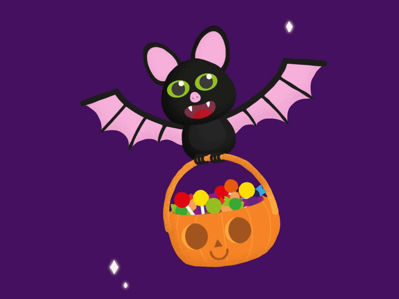 🦇 🎃 Halloween animation bat character cute graphic design hallowen illustration motion graphics motiongraphics sabrizeta
