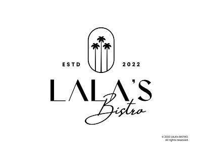 Lala's Bistro (Rebrand) - 2023 branding graphic design logo