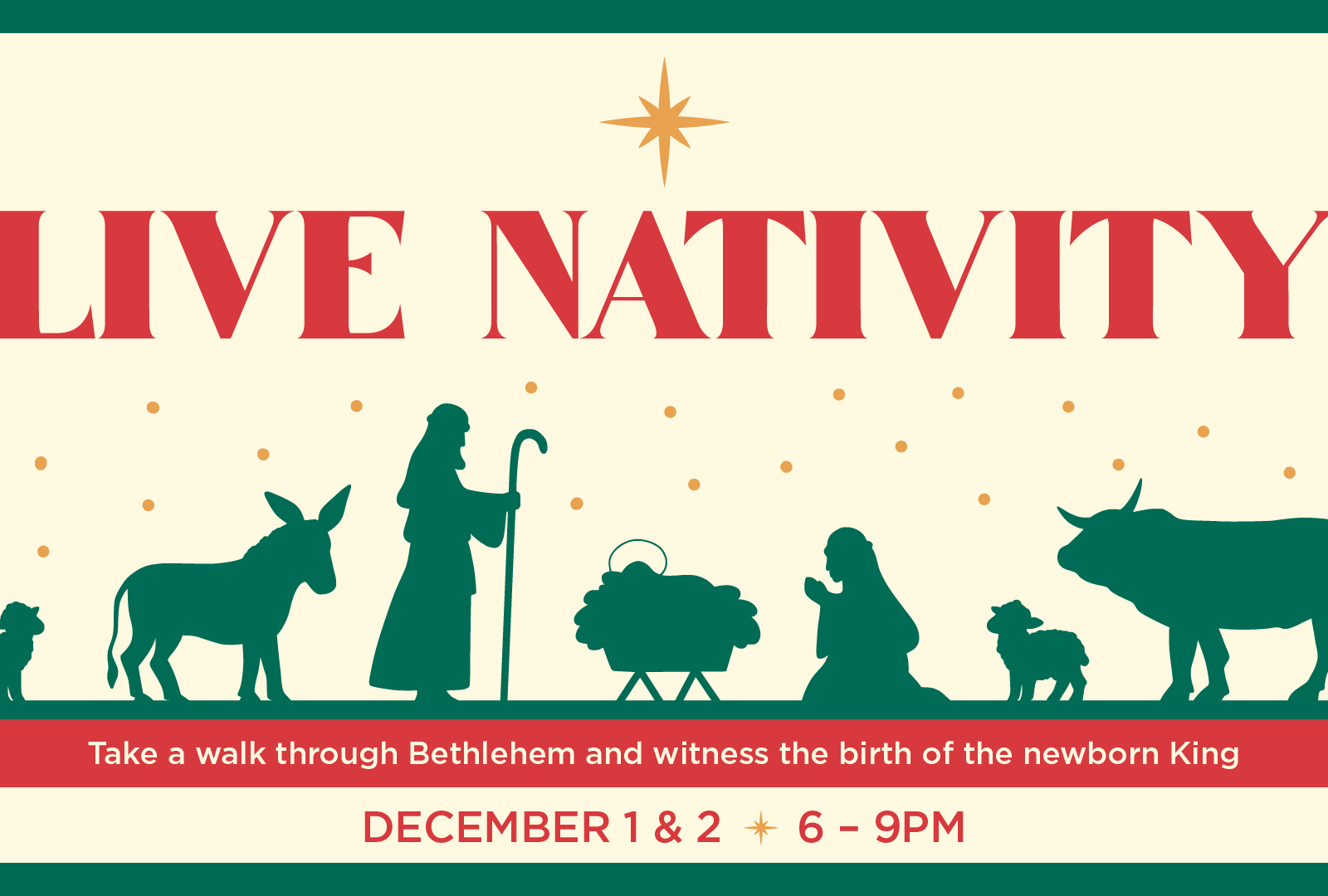 Live Nativity Slide Design for Church Event by Alex Pesak on Dribbble