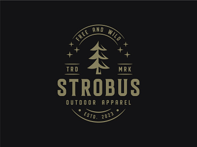Strobus Outdoor Apparel Logo Concept branding design graphic design illustration logo vector