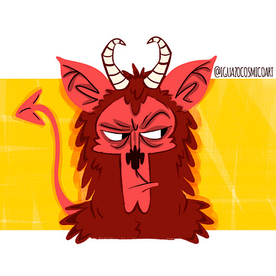 The Devil animation character graphic design illustration