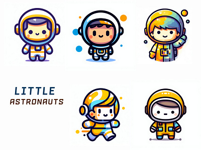 little astronauts astronauts beautiful boys little