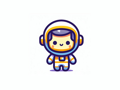 A little astronaut astronaut boy little space