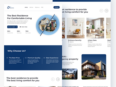Agency property website app branding design ui