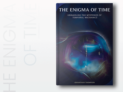 Book Cover Design – The Enigma of Time author book cover cover design coverart ebook graphic design illustration selfpub typography