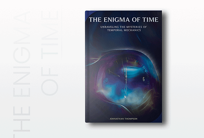 Book Cover Design – The Enigma of Time author book cover cover design coverart ebook graphic design illustration selfpub typography