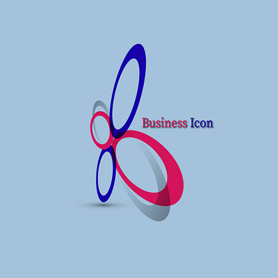 This is a logo business icon. 3d branding graphic design logo