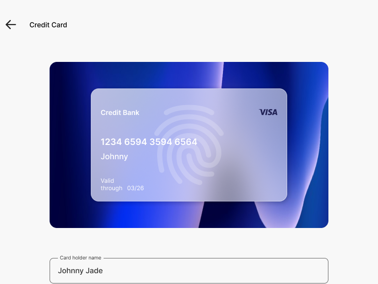 Credit card check out by Pramod B on Dribbble