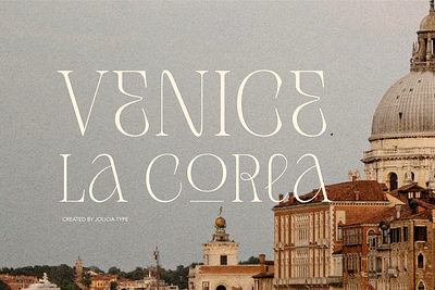 Venice La Corla | Elegant Serif Font | Free To Try Font aesthetic free font invitation