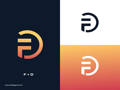 F D, FD logo Design - FD Letter Mark brand identity branding business logo company logo d df f f d letter logo fd fd freepik fiverr upwork fd logo concept fd minimal logo illustration letter mark logo logos logotype modern logo monogram professinal