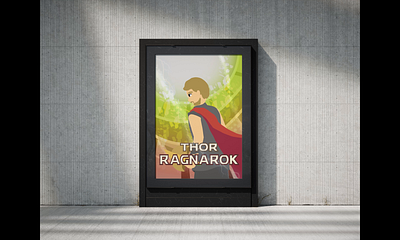 Thor Ragnarök - Kinetic Poster Design animation graphic design illustration kinetic movie poster motion graphics movie poster design thor ragnarok vector