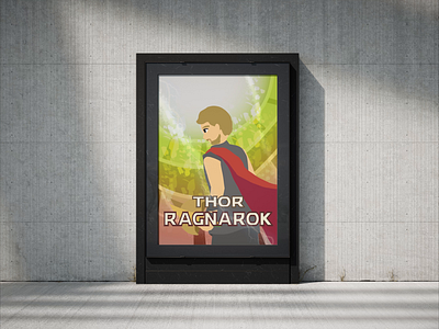 Thor Ragnarök - Kinetic Poster Design animation graphic design illustration kinetic movie poster motion graphics movie poster design thor ragnarok vector